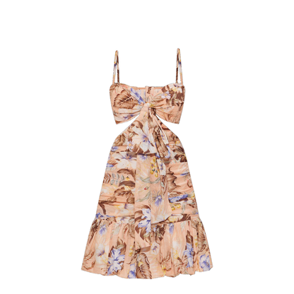Floral Motif Dress - Image 1