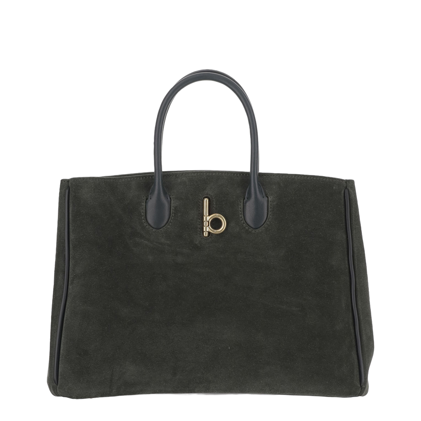 Rocking Horse Green Suede Bag - Image 5