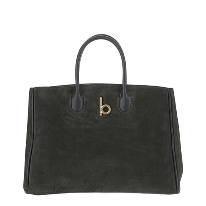 Rocking Horse Green Suede Bag - Image 5