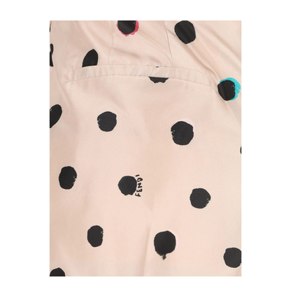 Dots-Print Taffeta Flared Shorts - Image 4