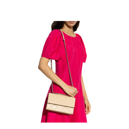 Fleming Small Shoulder Bag Beige - Image 2