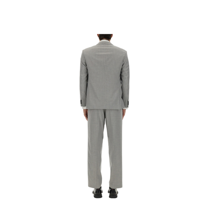 Slim Fit Suit with Striped Pattern - Image 3