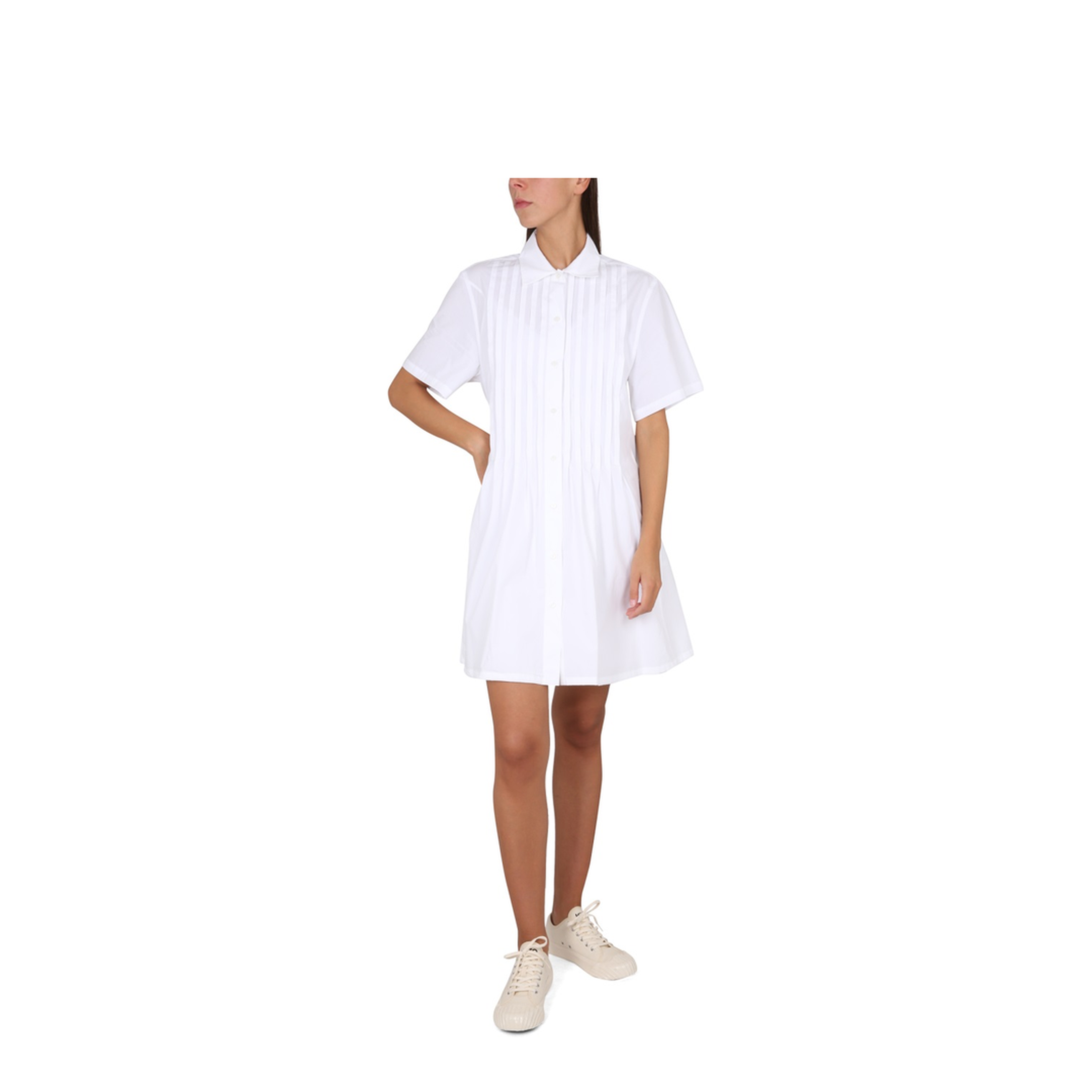 Pleated Chemise Dress - Image 2
