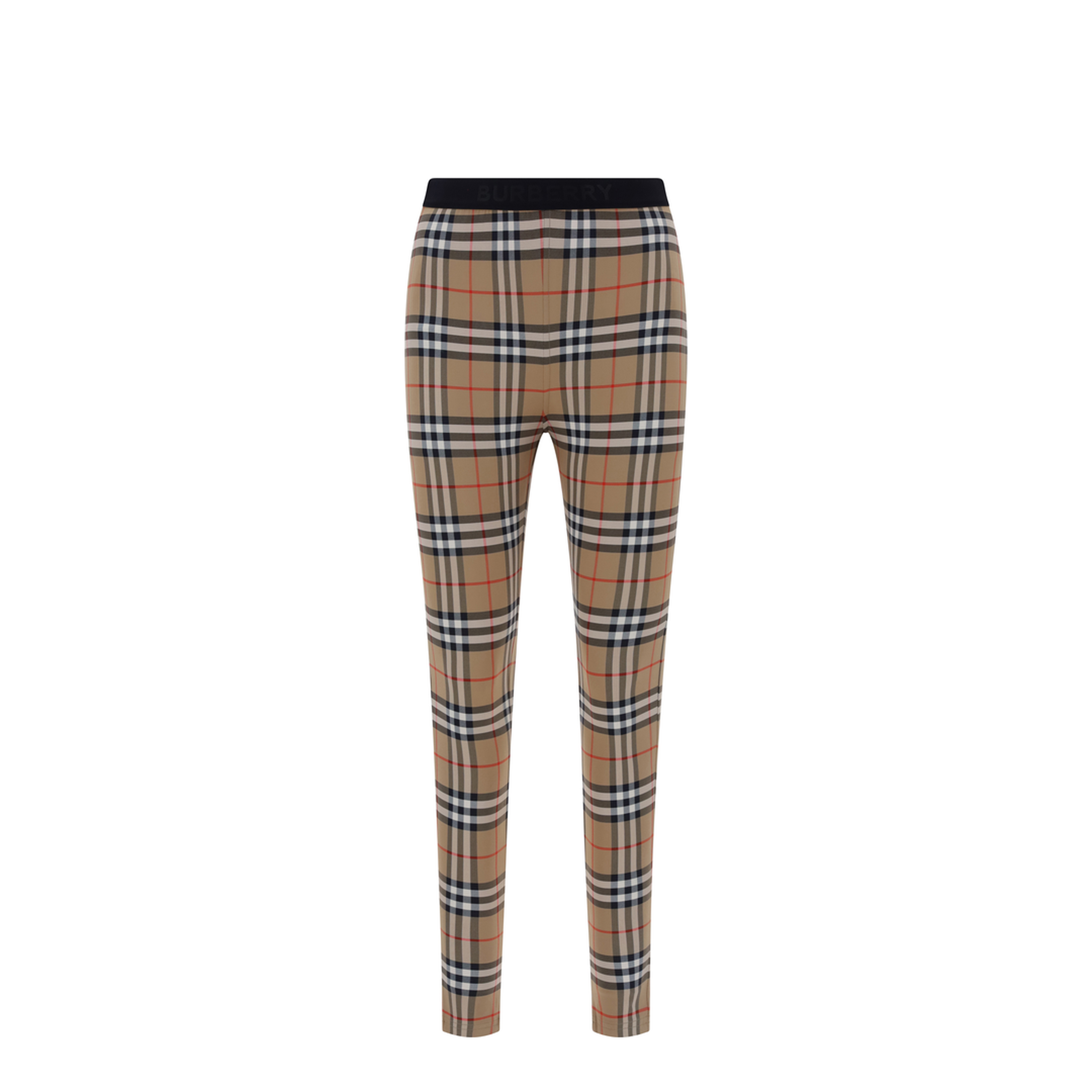Tartan Patterned Leggings - Image 1