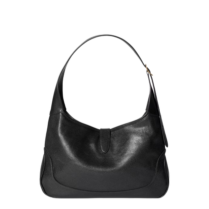 Jackie 1961 Medium Soft Grainy Leather Shoulder Bag - Black - Image 2