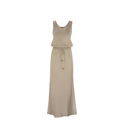 Fluid Satin Cady Twill Dress - Image 5