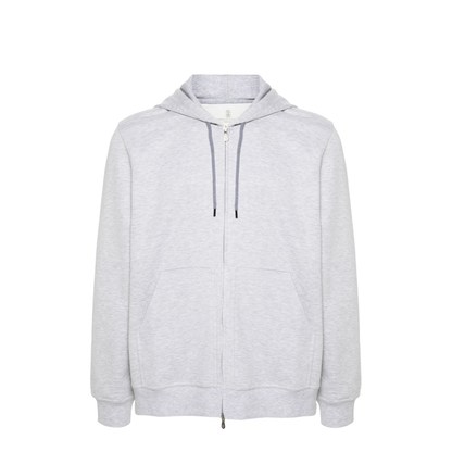 Double Cloth Sweatshirt in Pearl Grey - Image 1