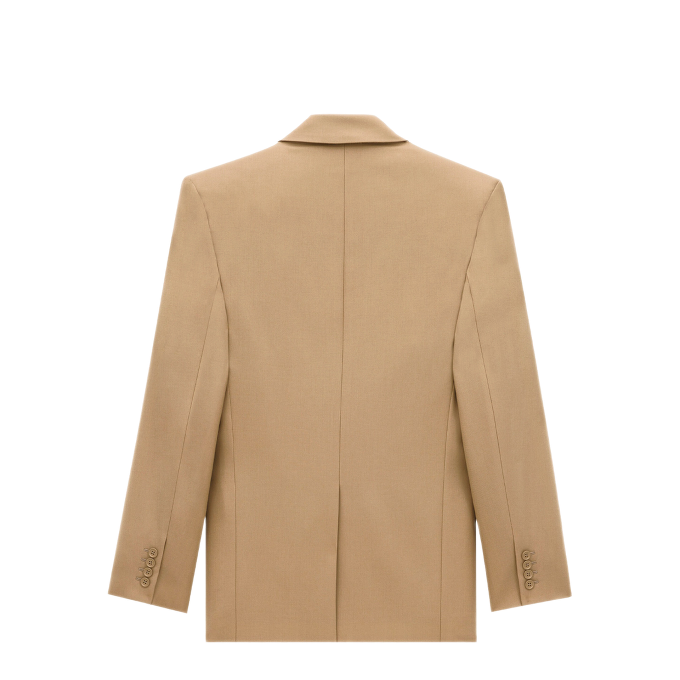 Wool Gabardine Single-Breasted Jacket - Image 5