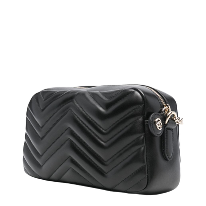 Camera Bag in Black Leather - Image 4