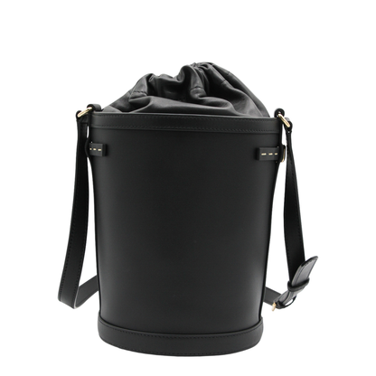 Antibes Bucket Bag Medium Leather - Black - Image 5