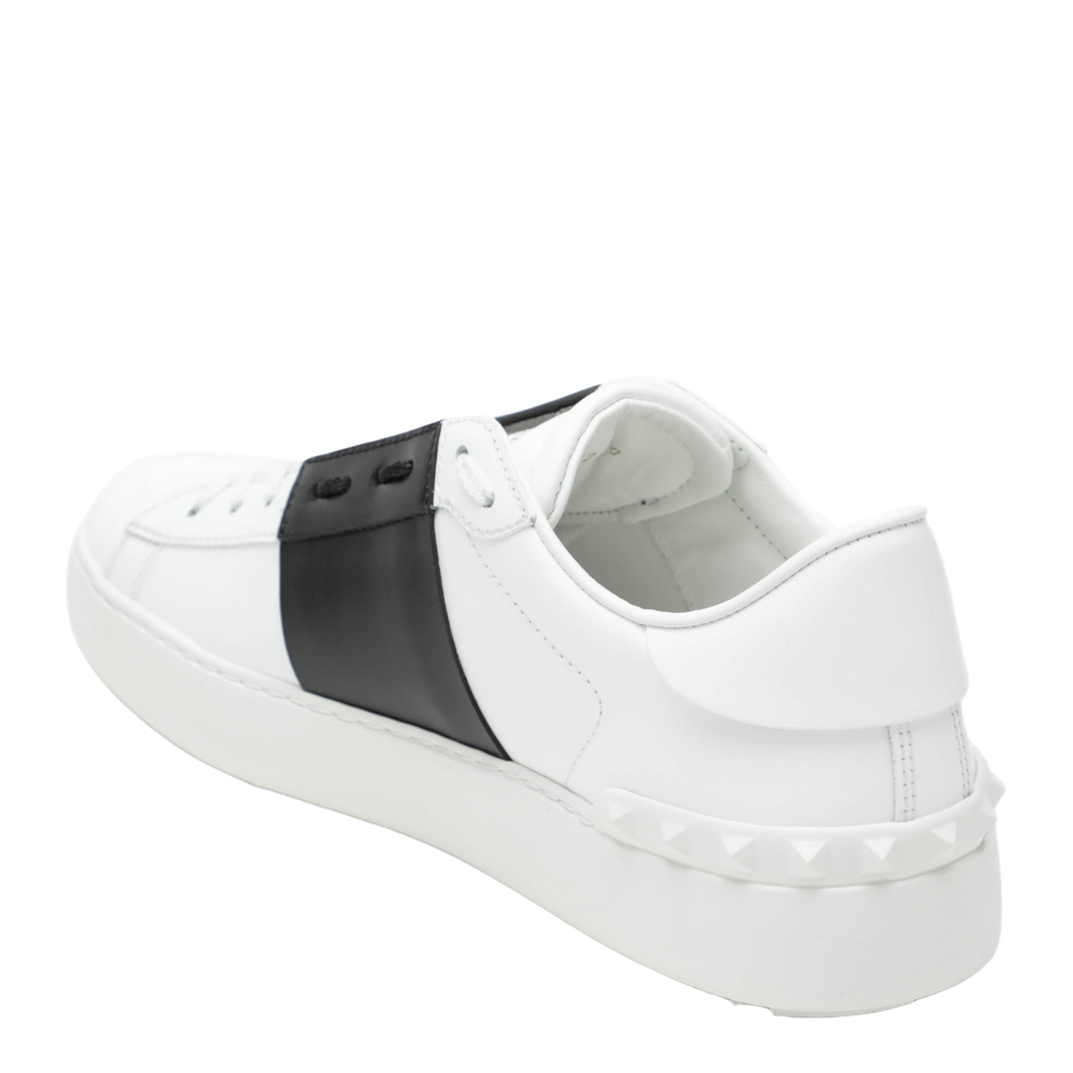 Open Sneakers in White/Black - Image 2