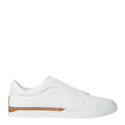 City Low-Top Sneakers in White Leather - Image 1