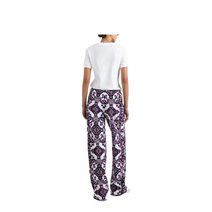 Short-sleeved Cotton T-Shirt in White - Image 2