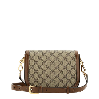 Horsebit 1955 Small Leather Shoulder Bag - Brown - Image 10