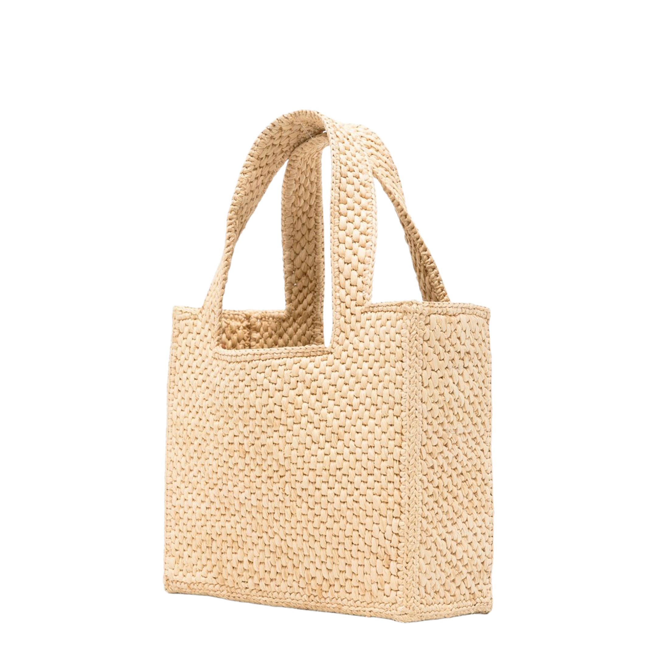 Font Mini Raffia Tote - Natural - Image 5