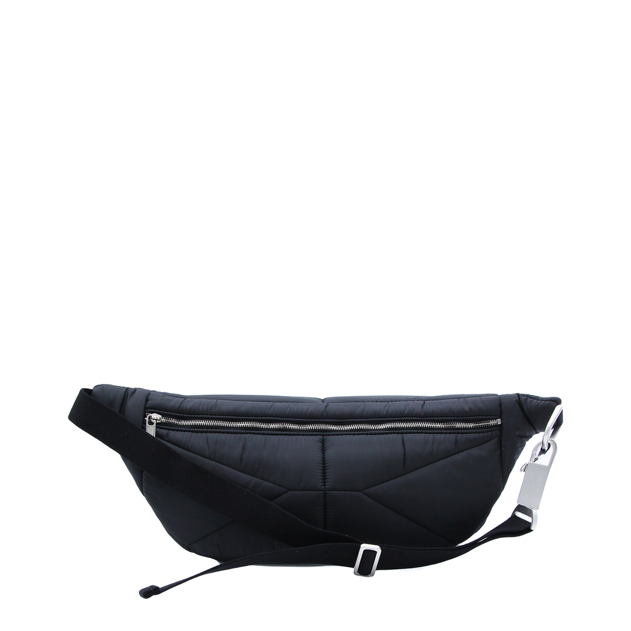 Bumbag Quilted Nylon Belt Bag - Black - Image 2