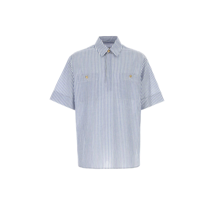 Embroidered Cotton Blend Shirt - Image 1