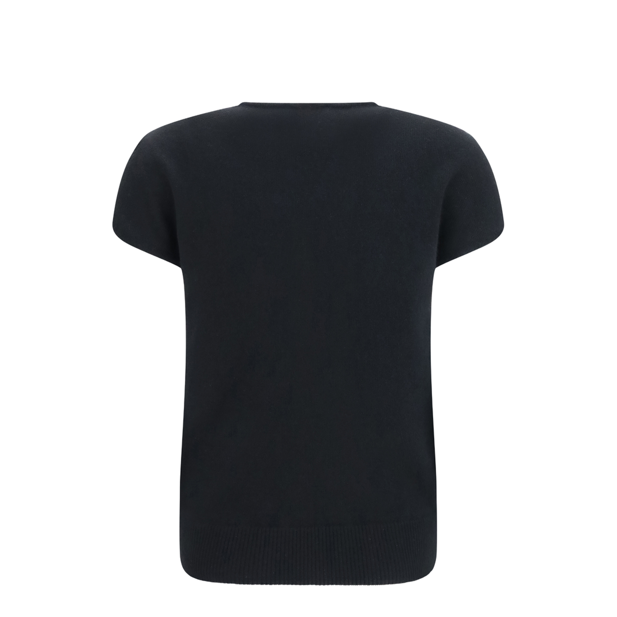 Sleeveless Wool and Cashmere Sweater - Image 2