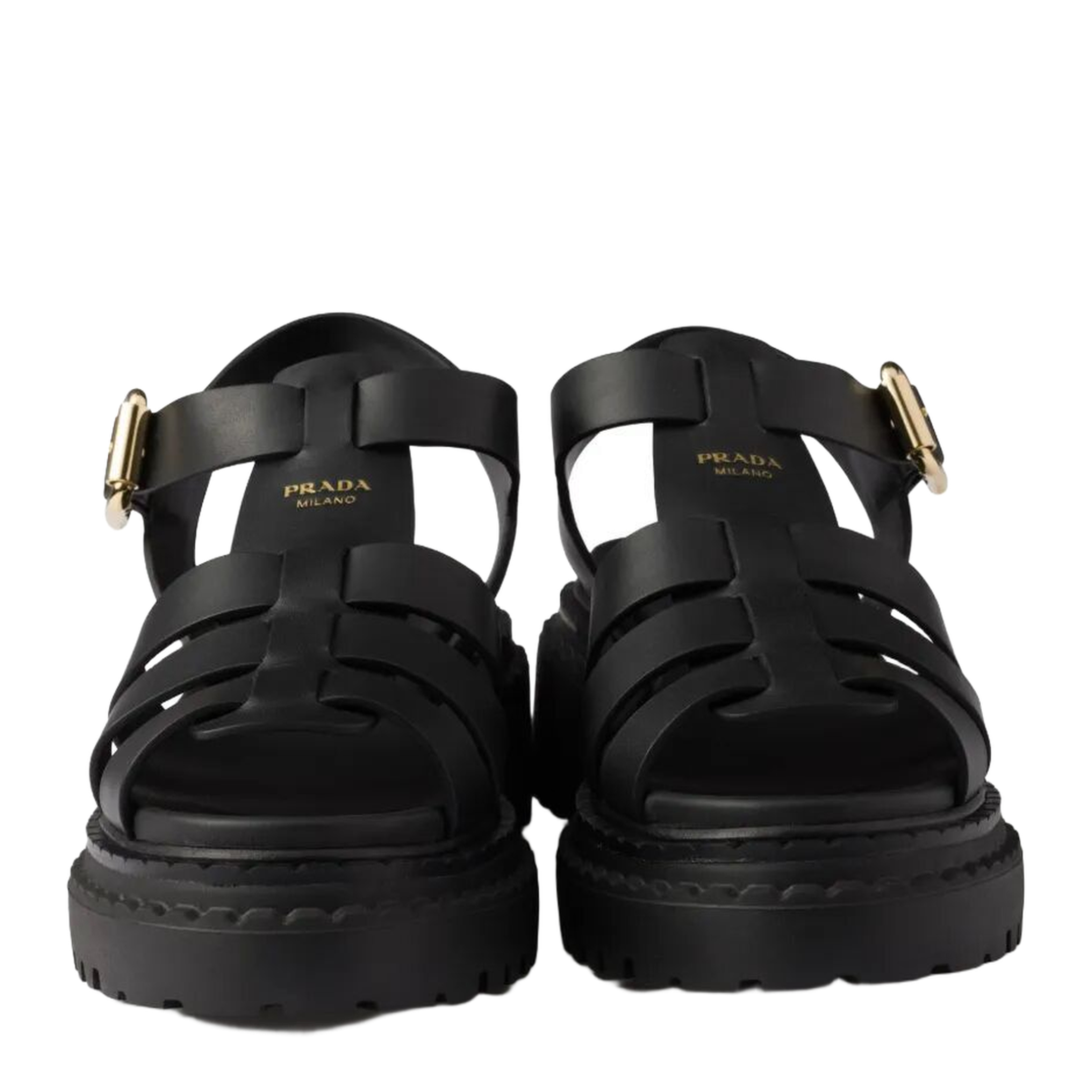 Fisherman's Leather Flatform Sandals - Image 5