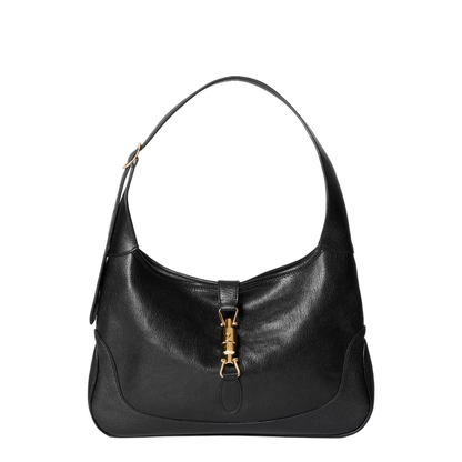 Jackie 1961 Medium Soft Grainy Leather Shoulder Bag - Black - Image 1