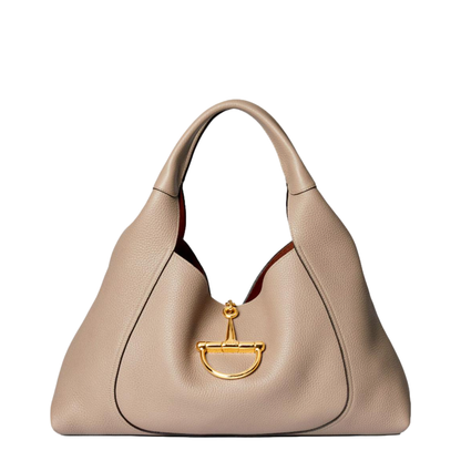 Softbit Maxi Calfskin Shoulder Bag - Sphinx - Image 5