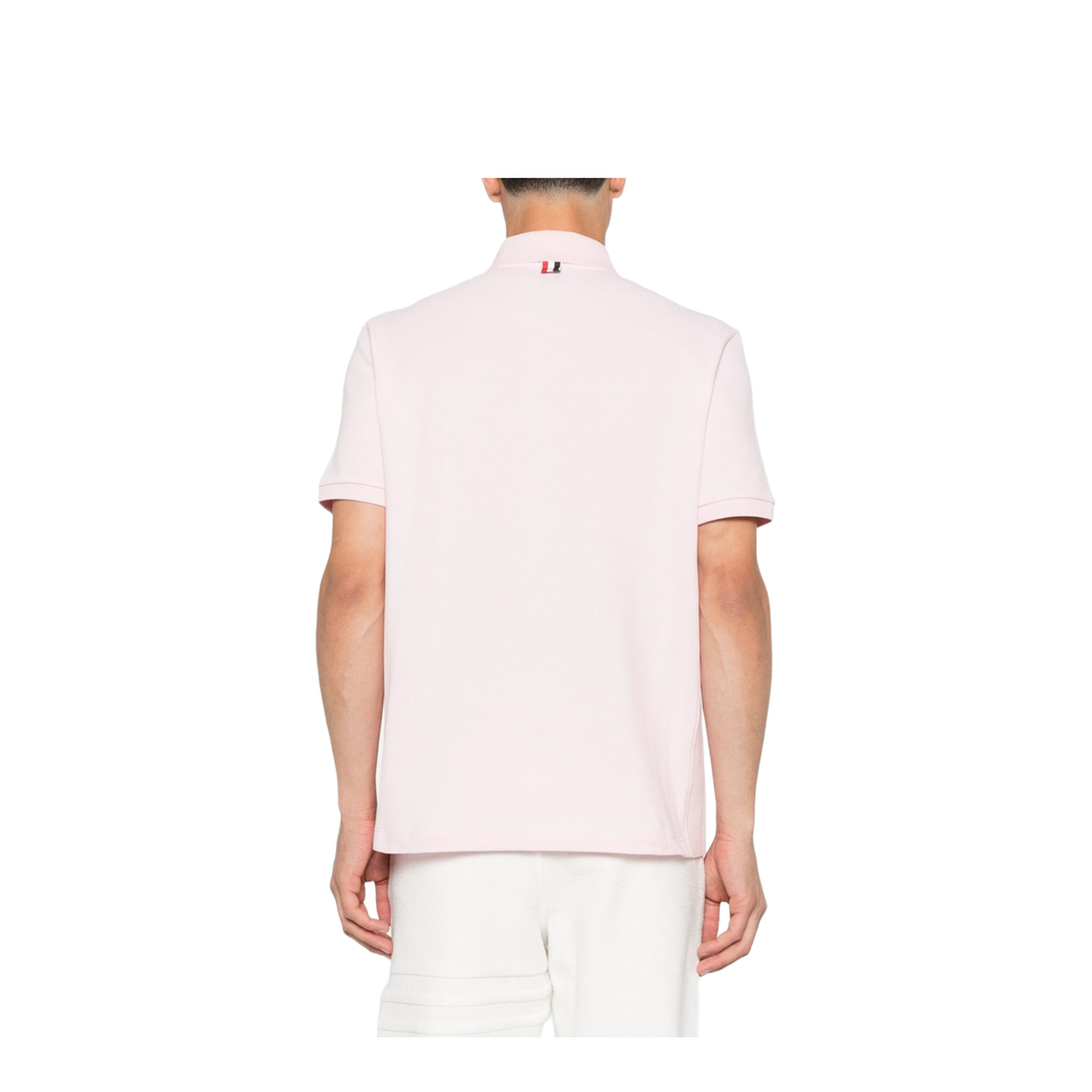 Pink Cotton Polo Shirt - Image 2