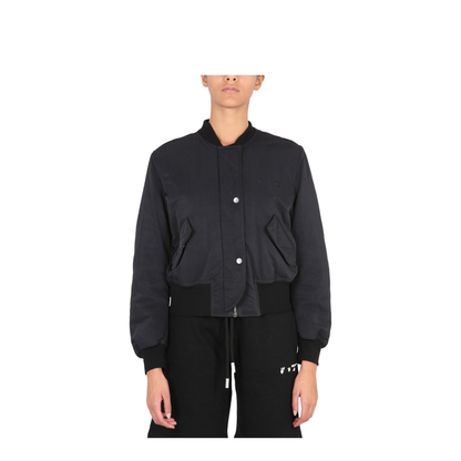 Bomber With Logo Print - Image 1