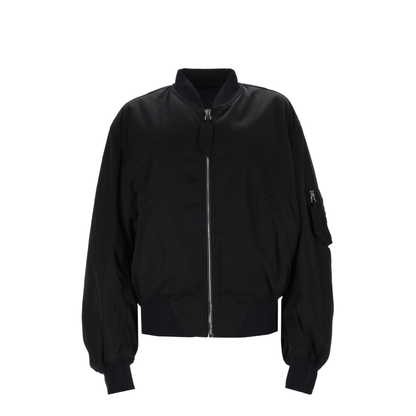 Black Oversized Bomber - Image 1