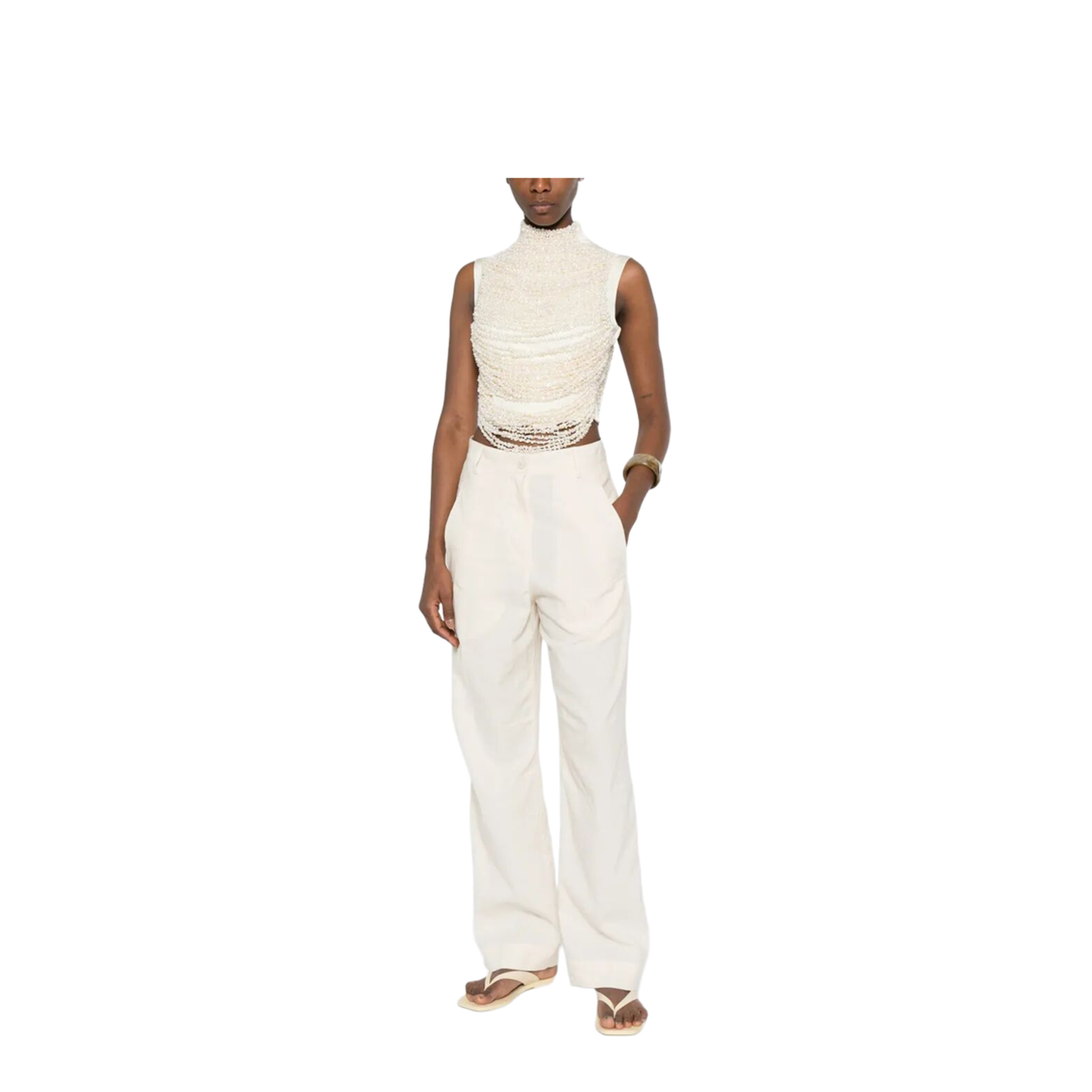 Pincks Straight-Leg Cotton Poplin Pants - Image 2