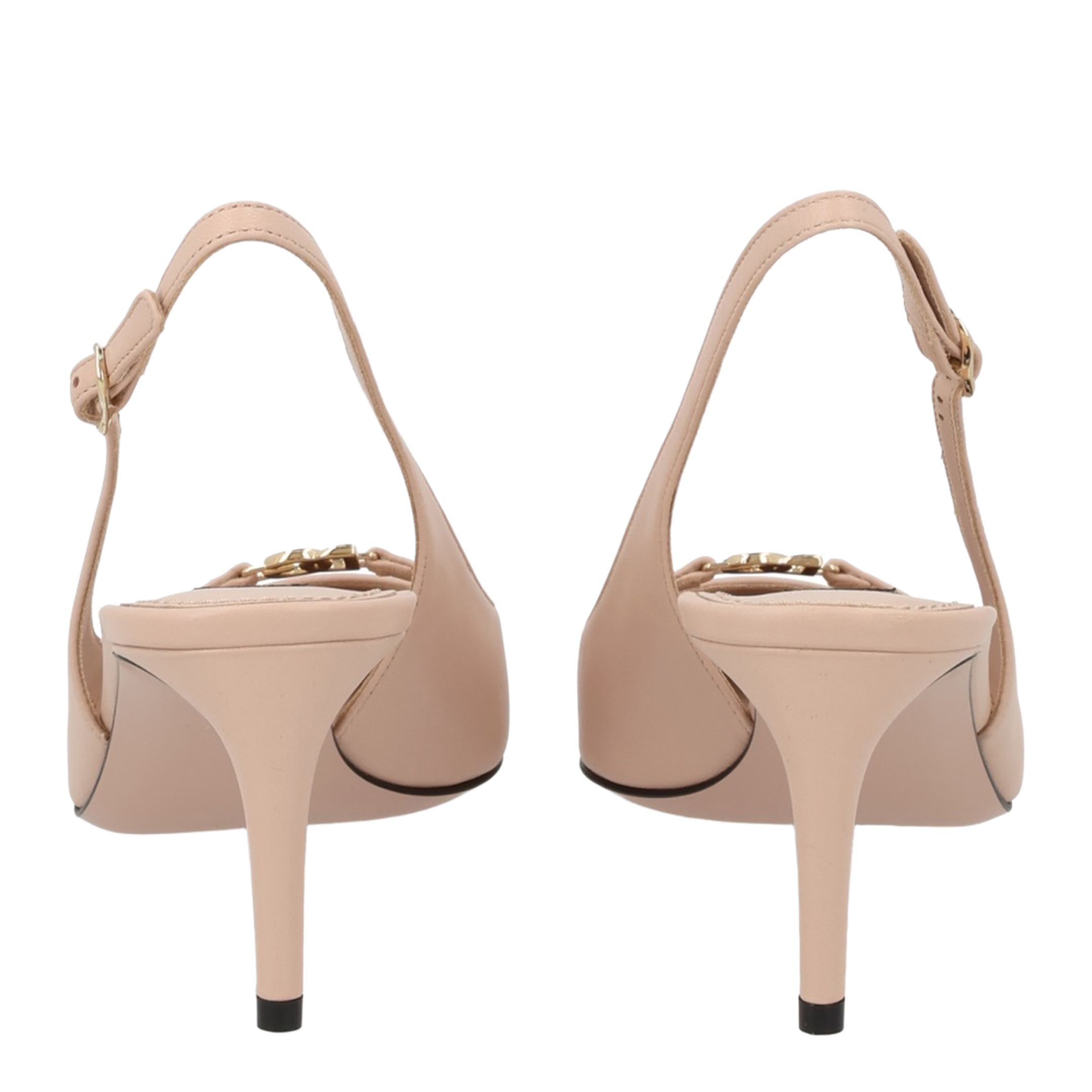 Slingback Pumps in Silk Nappa - Image 4