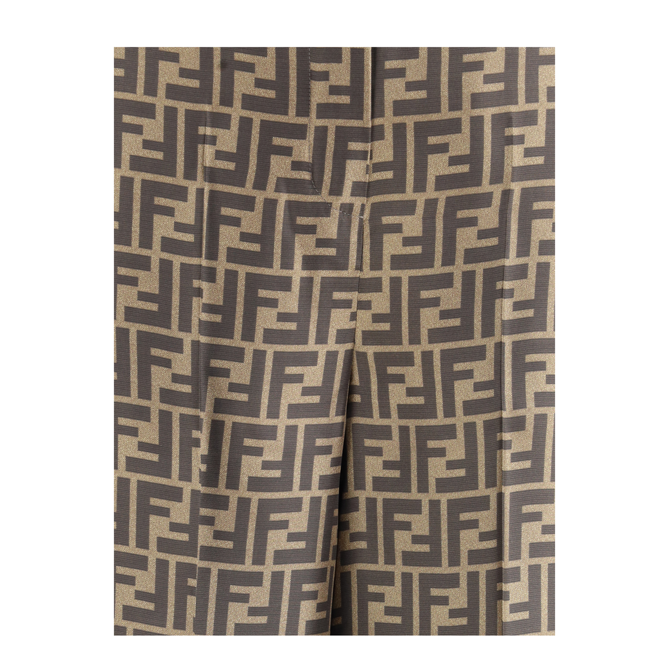 Monogram Pattern Silk Pants - Image 3