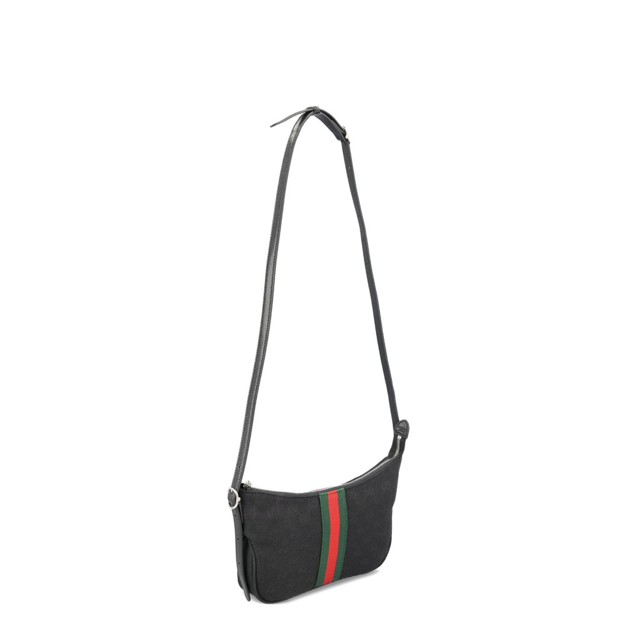 Lunetta Small GG Canvas Crossbody - Black - Image 1