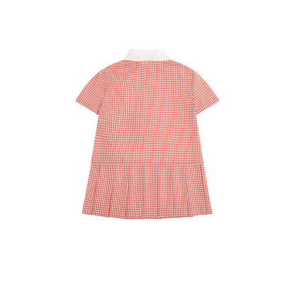 Checked Pattern Dress - Image 2
