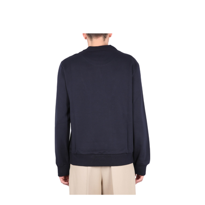 Cotton Sweatshirt with Front Logo - Image 3