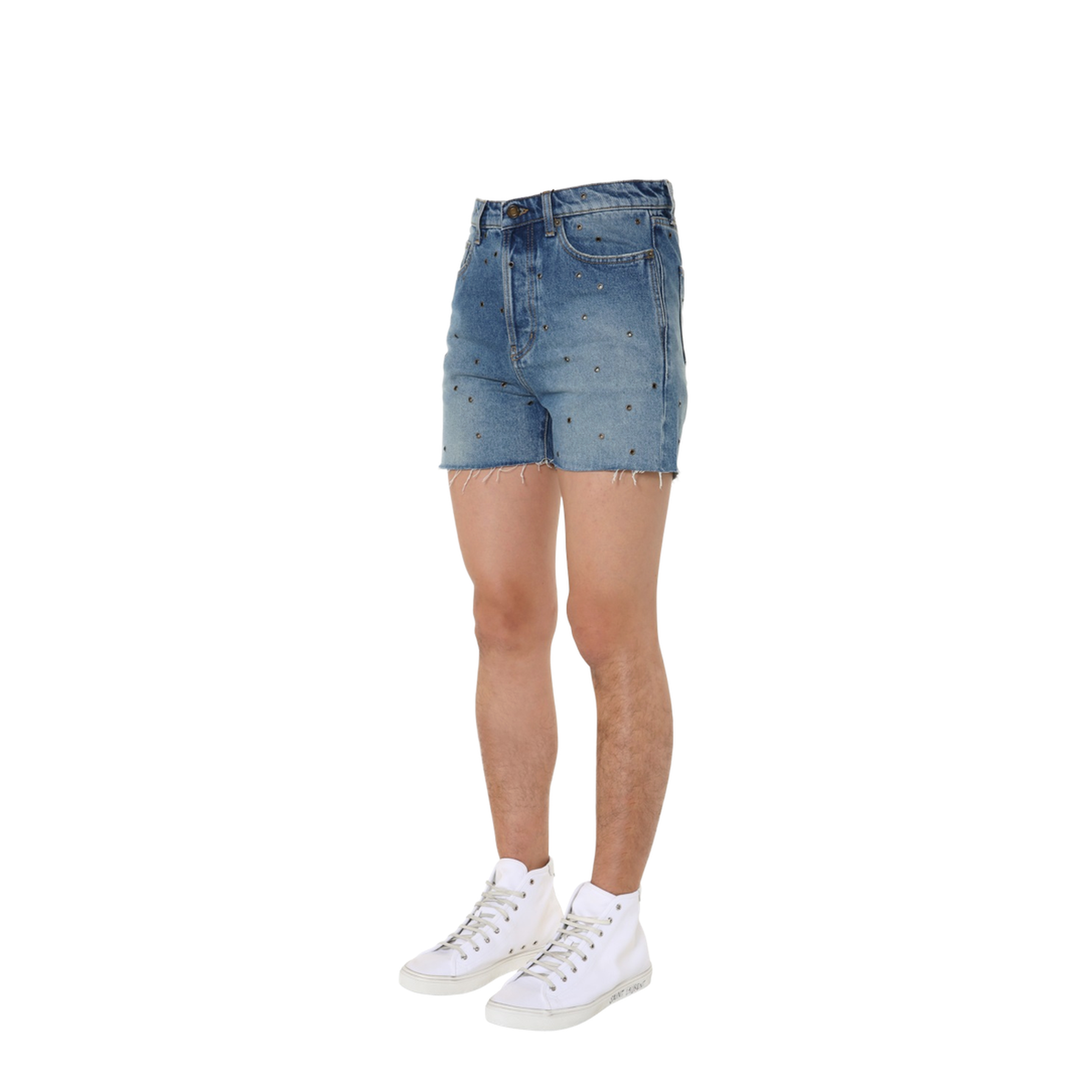 Blue Cotton Shorts - Image 5