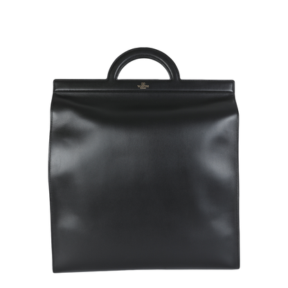 Garavani Leather Handbag with Frontal Logo Print - Image 1