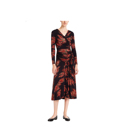 Long Dress with Floral Print - Image 2