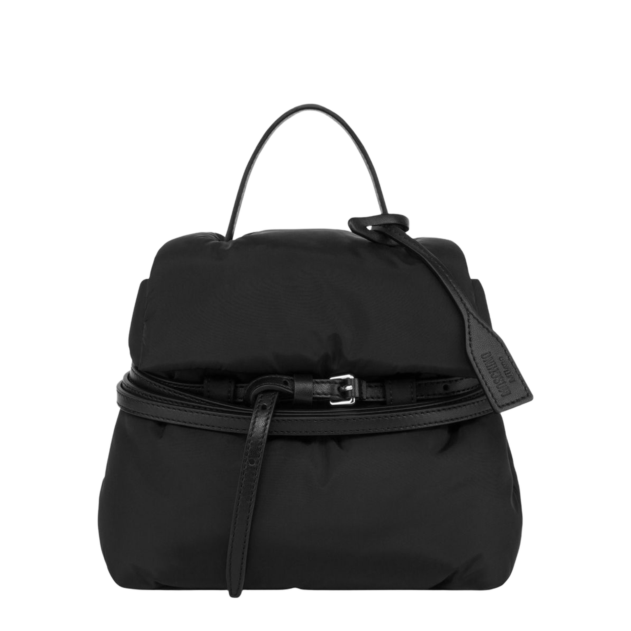 Tie Me Medium Nylon Backpack - Black - Image 1