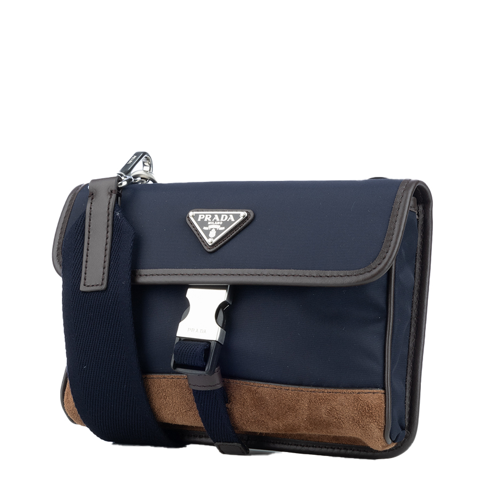 Two-Tone Nylon and Leather Phone Case - Image 2