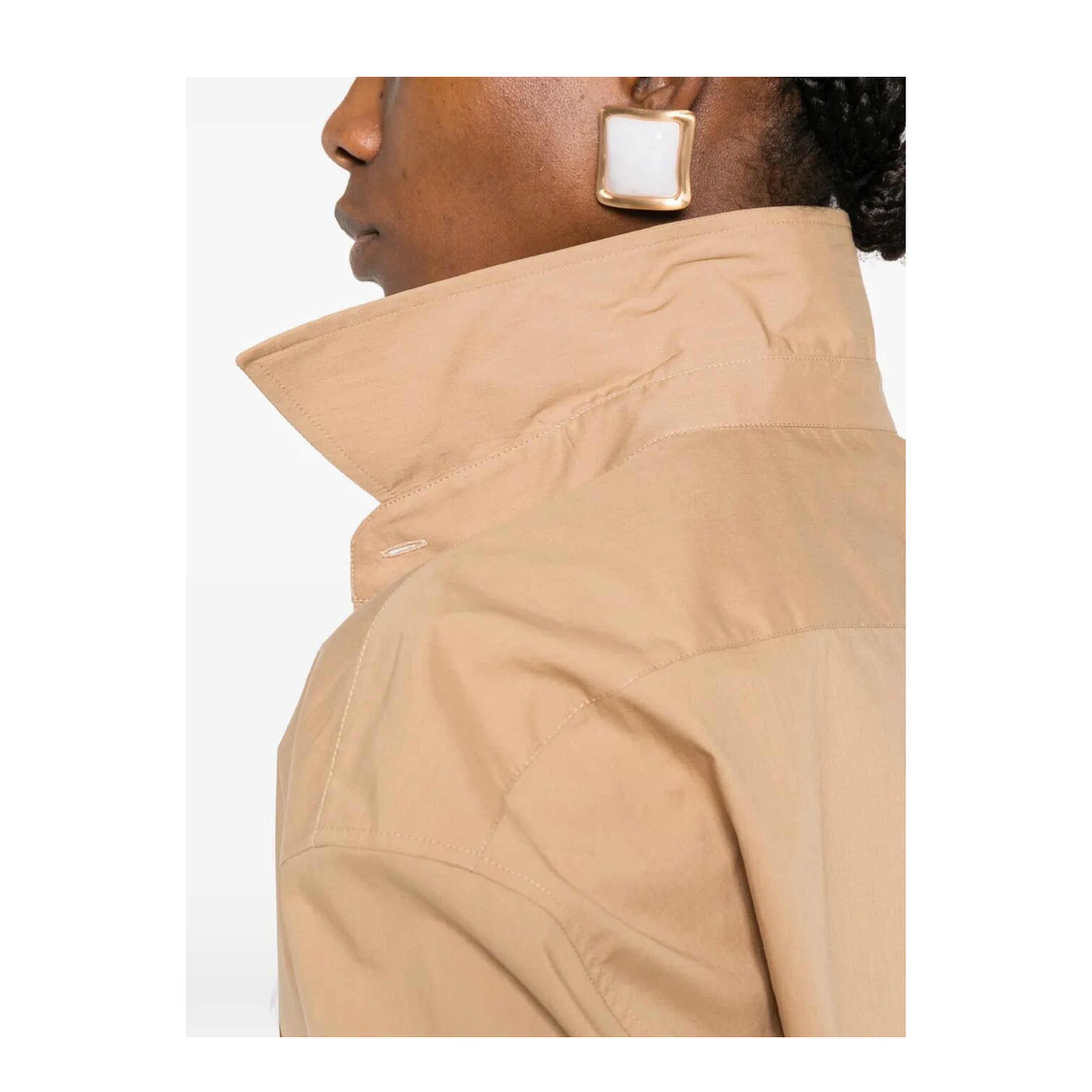 Cotton Poplin Shirt with Cassandre Embroidery - Image 5