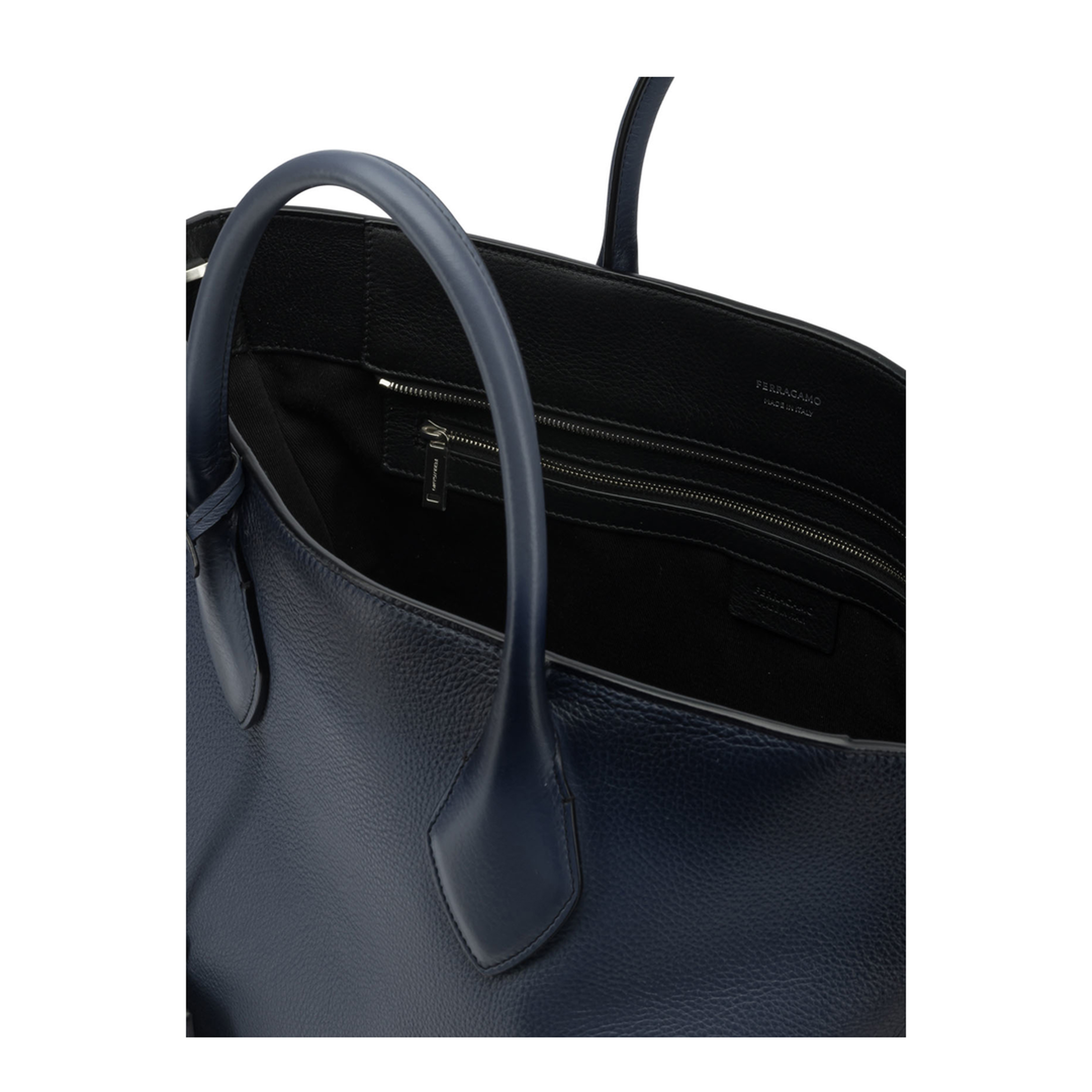 Star-Shaped Large Calfskin Tote Bag - Midnight Blue - Image 5