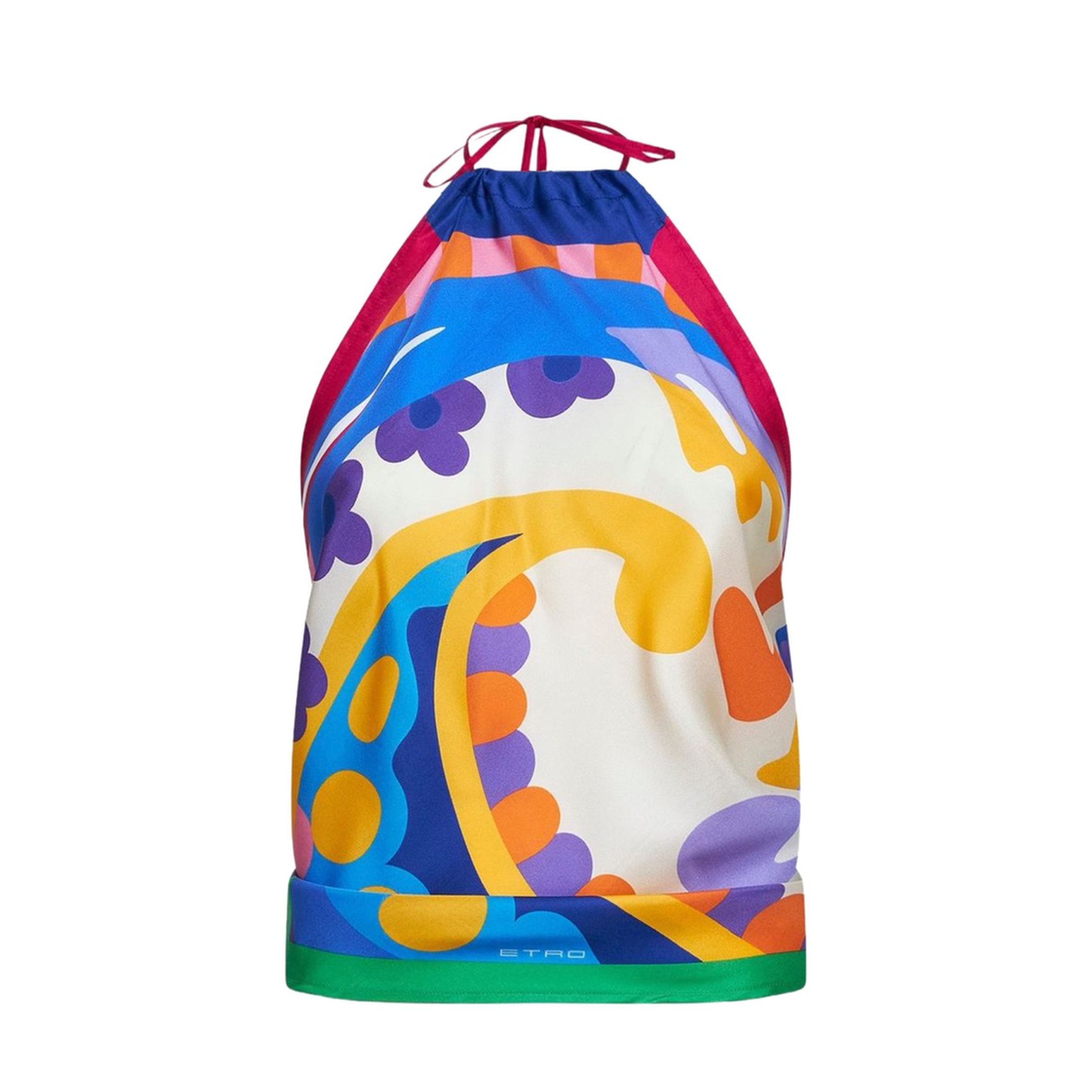 Paisley Print Silk Top - Image 1