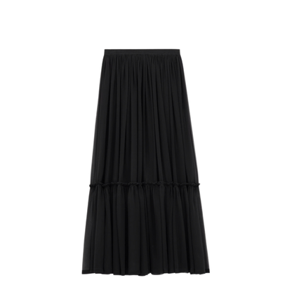 Skirt in Silk Crepe Muslin - Image 1