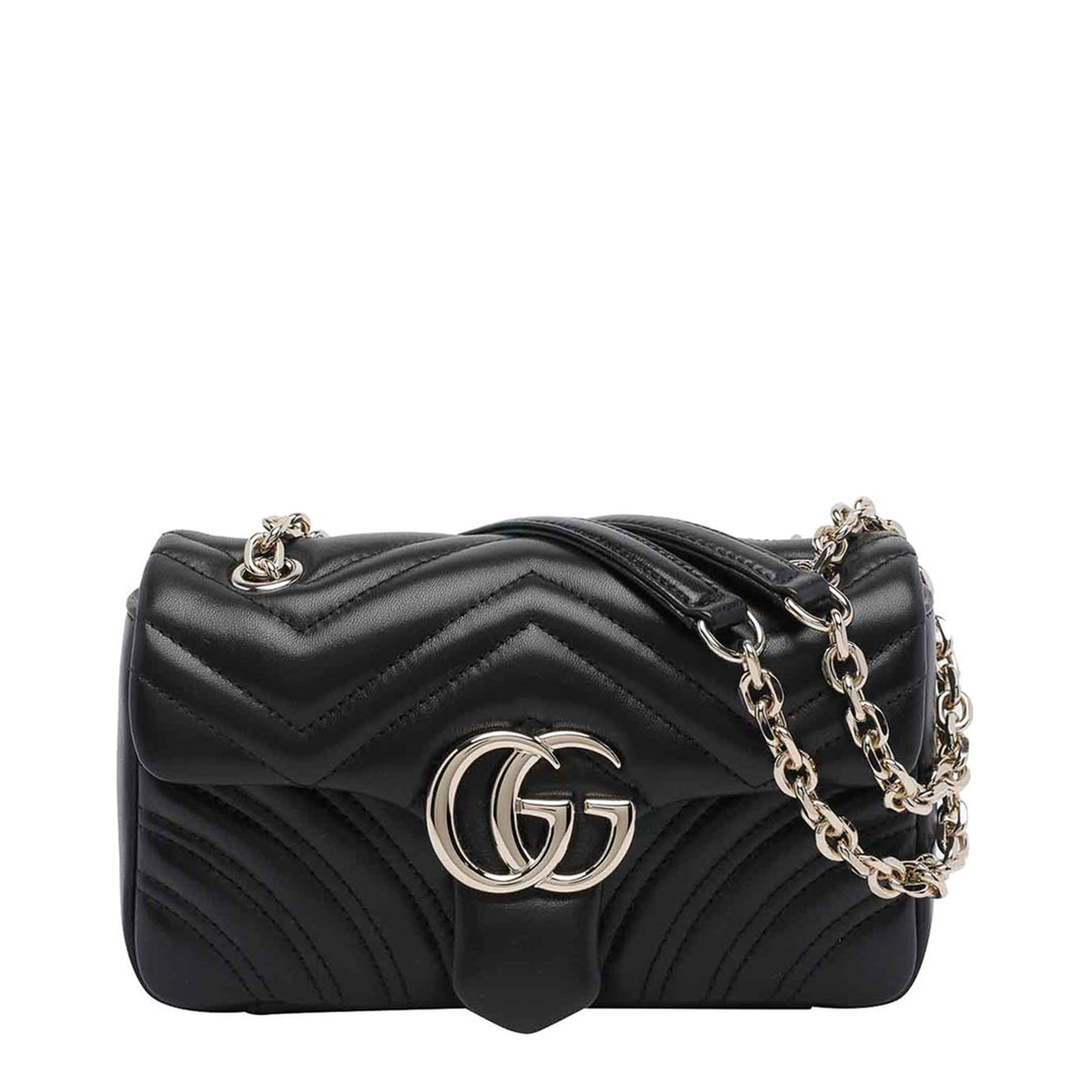 Small Shoulder Bag Black Leather - Image 1