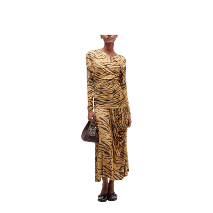 Long Dress with Zebra Print - Image 2