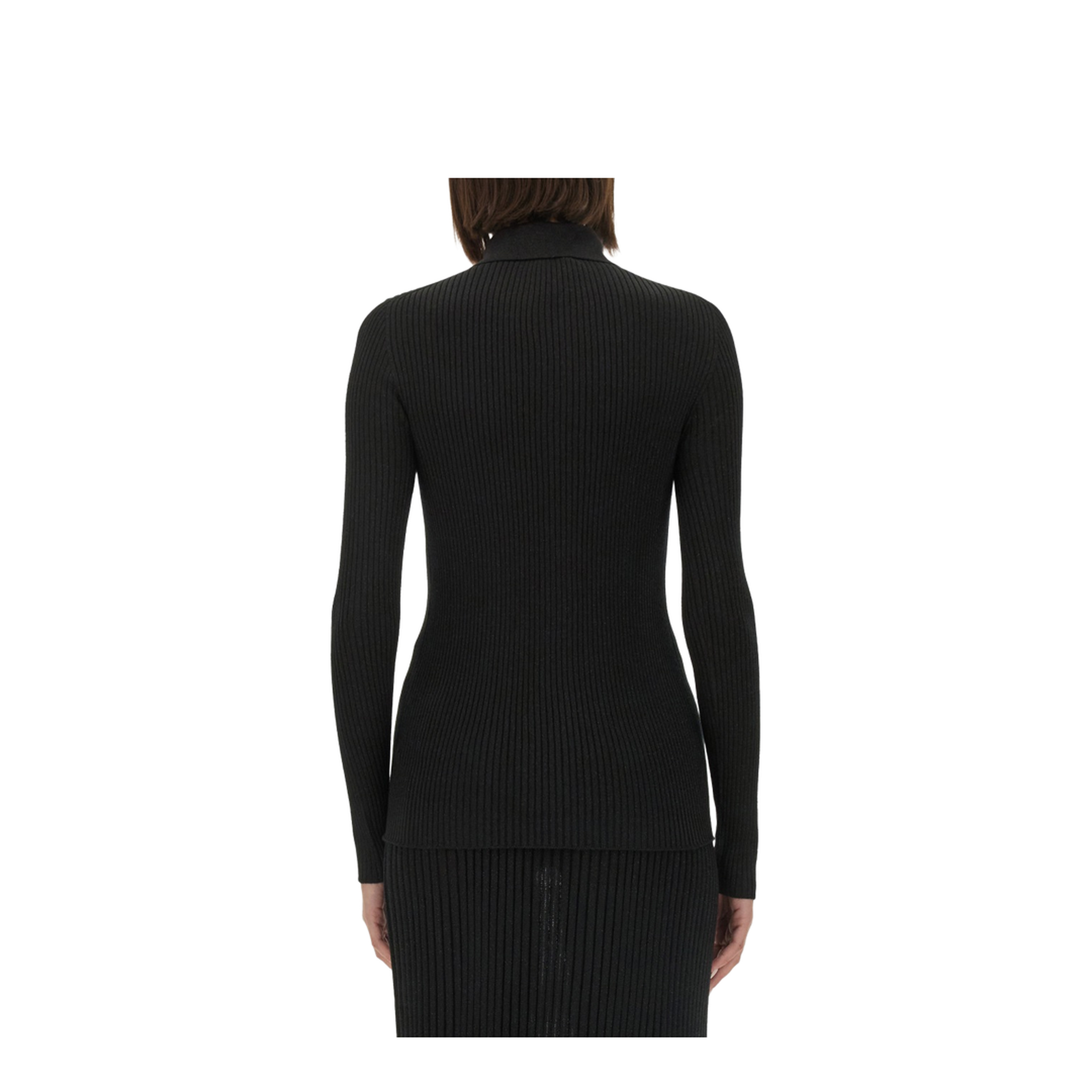Ribbed Sweater Black - Image 3
