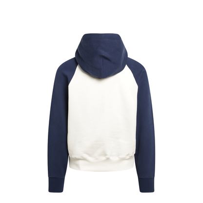 Hoodie in Cream/Blue - Image 2