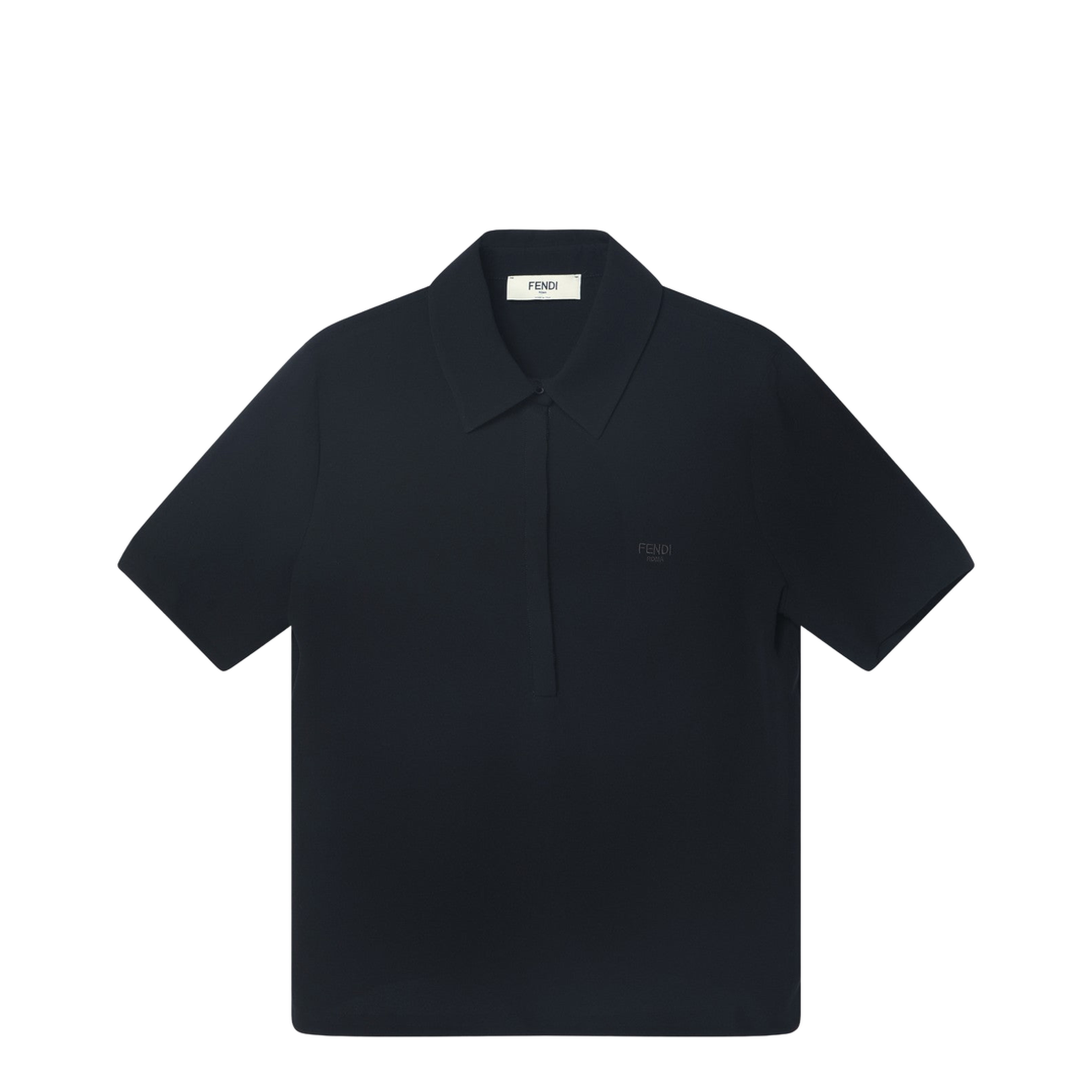Polo Shirt Silk Black - Image 1
