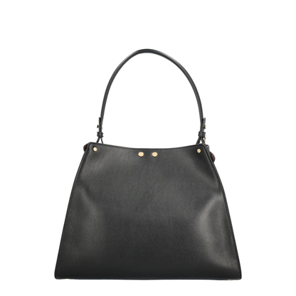 Way Medium Leather Shoulder Bag -  Black - Image 2