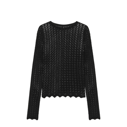 Black Viscose Top - Image 2
